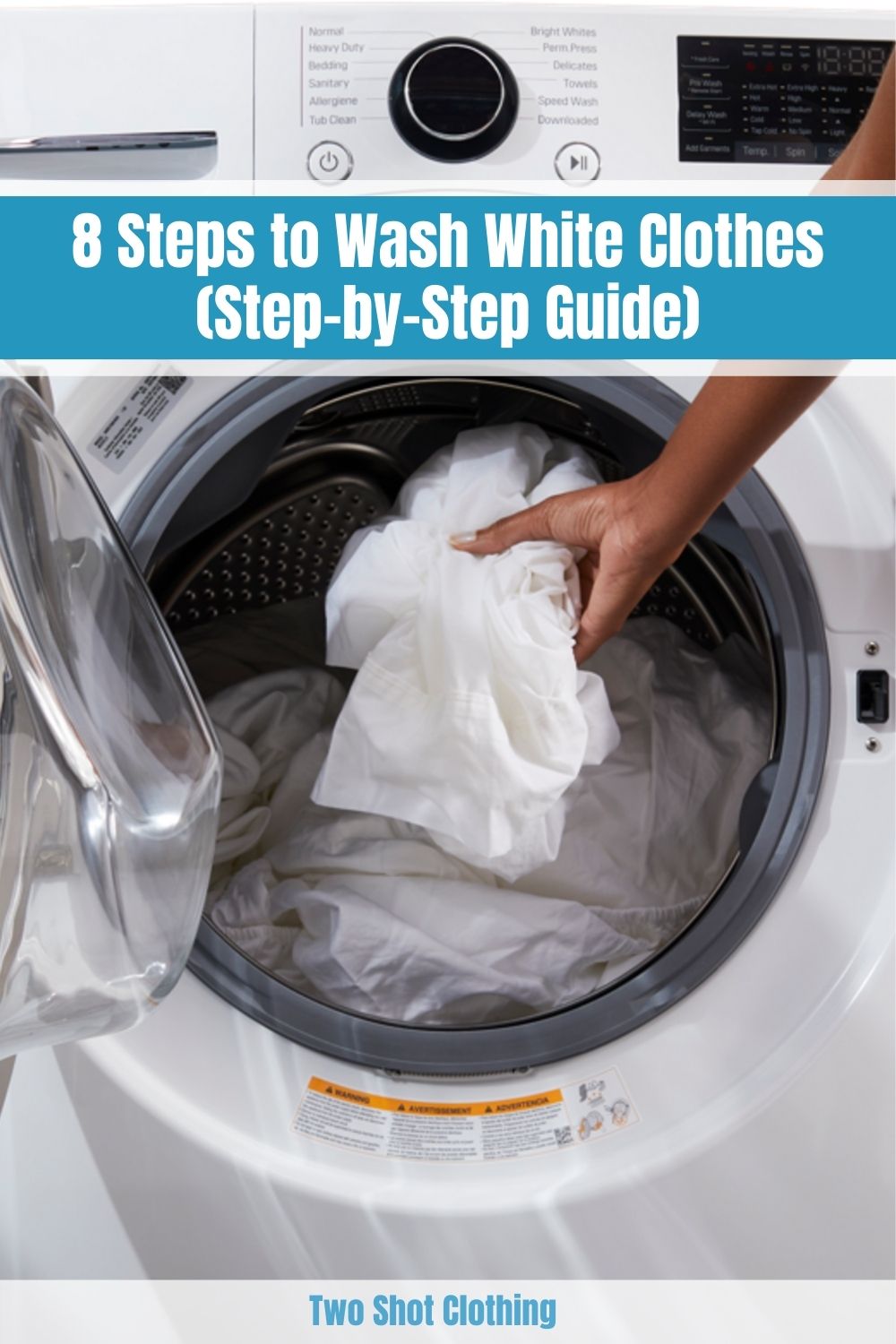 how to wash white clothes with bleach