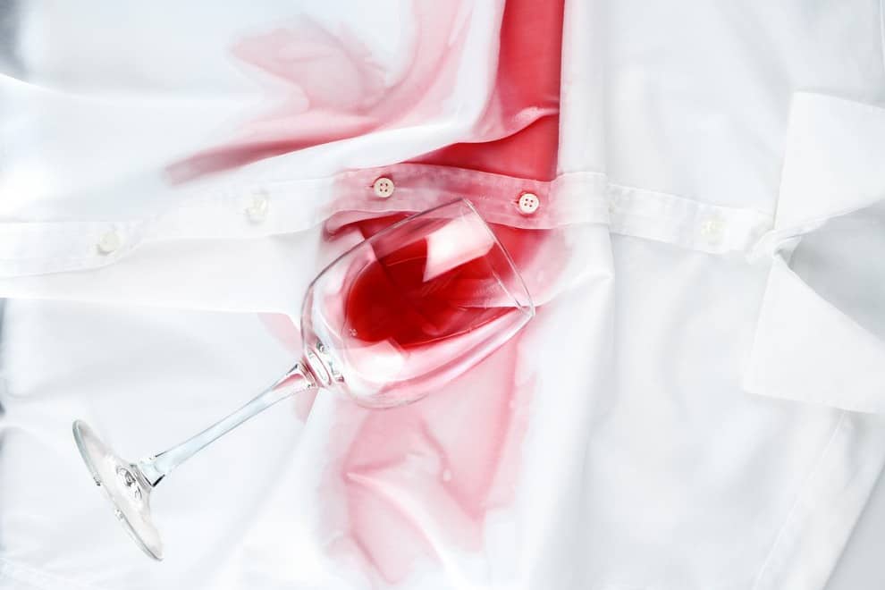 Tips in removing red wine stains