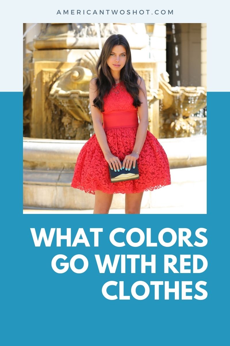 colors that go with red clothes