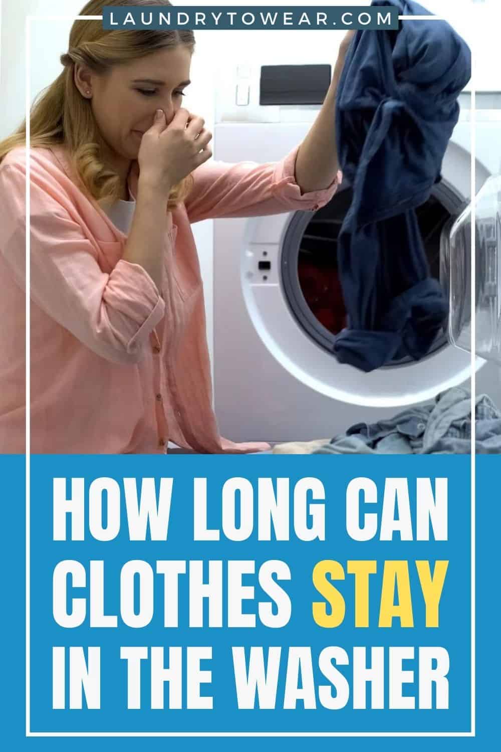 how long can you leave clothes in the washer