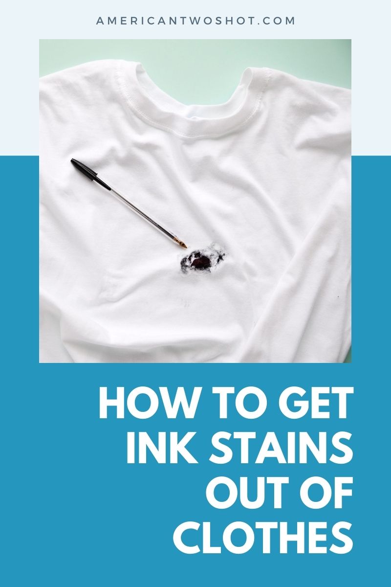 how to get ink stains out of clothes