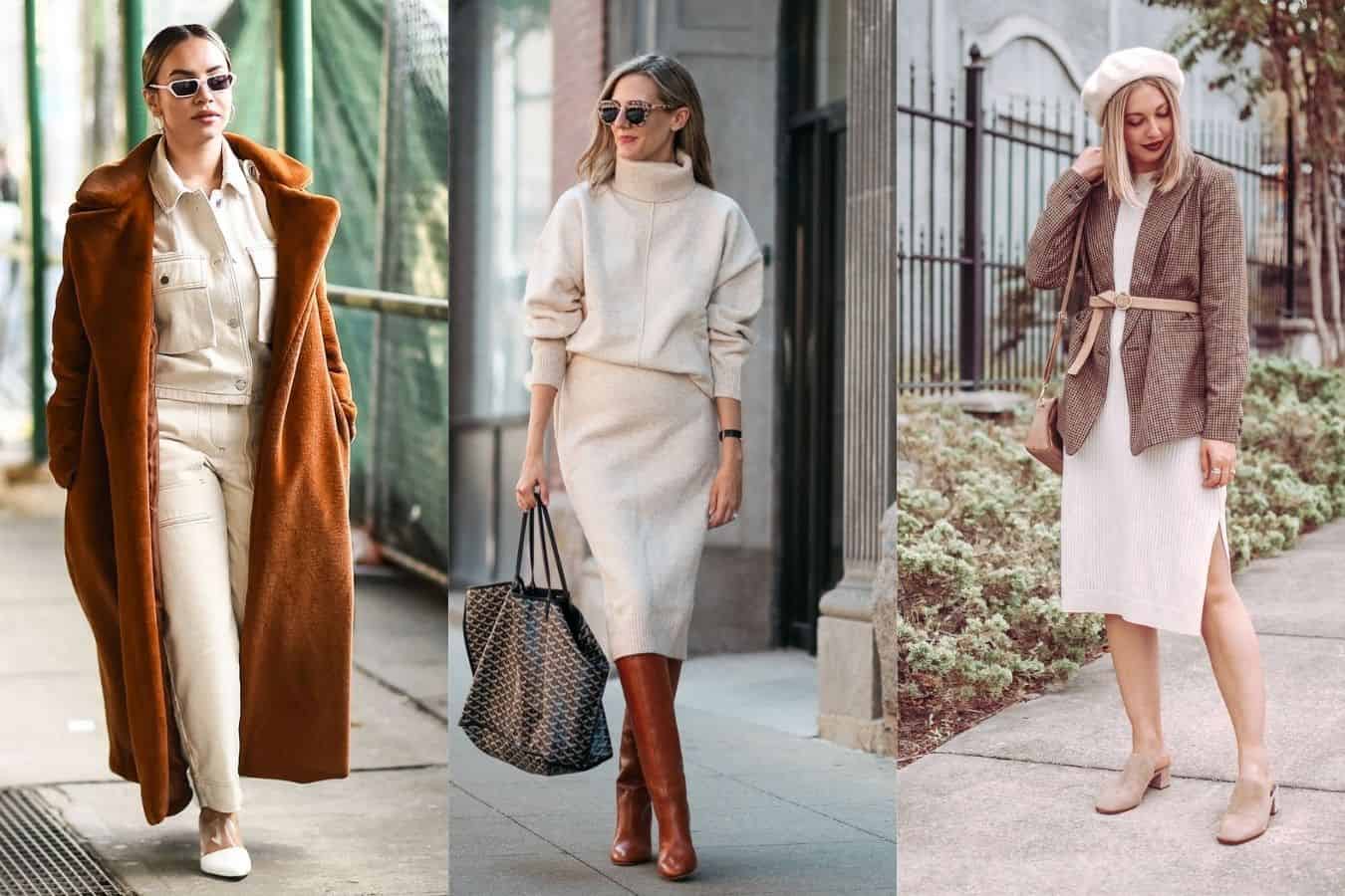 Brown and cream wear
