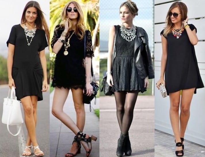 black wear with accessories