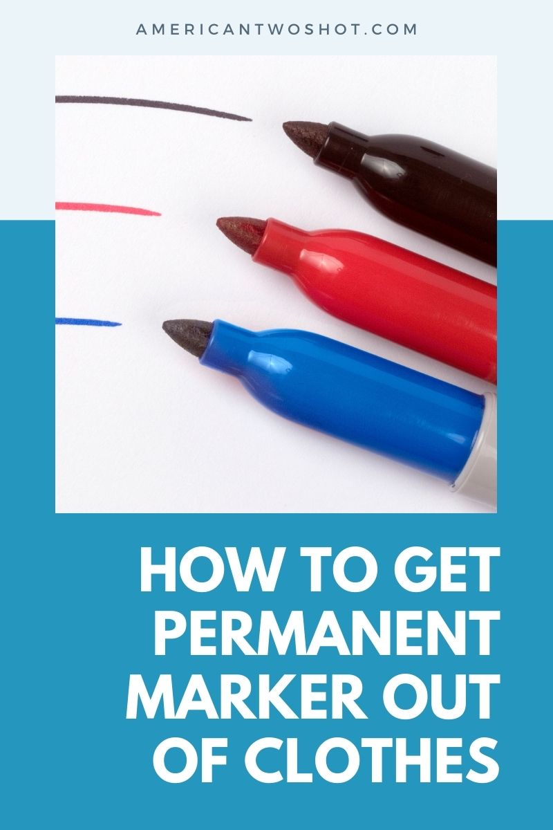 How to Get Permanent Marker or Sharpie Out of Clothes