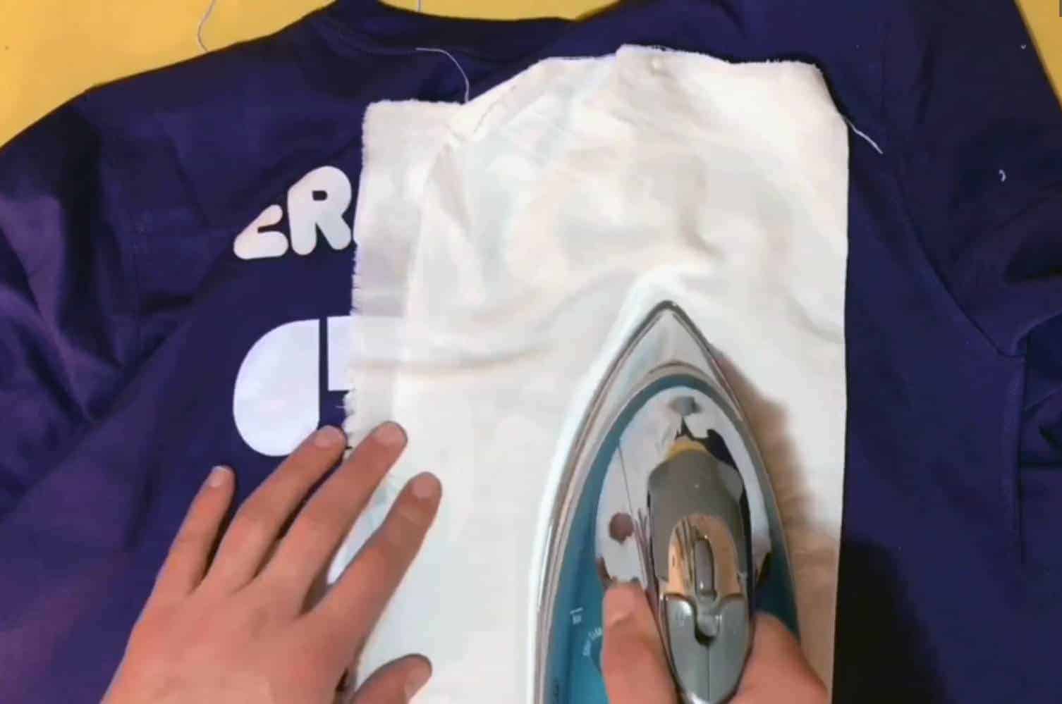 remove screen printing from shirt