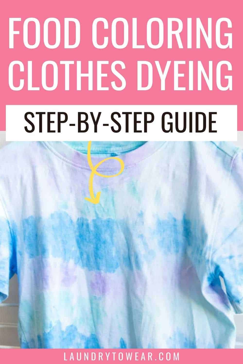 How to Dye Clothing With Food Colouring
