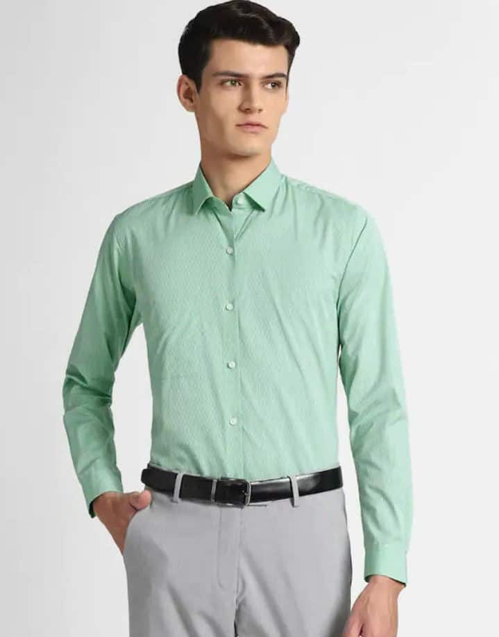 Buy Light Grey Shirts for Men by ARROW Online | Ajio.com