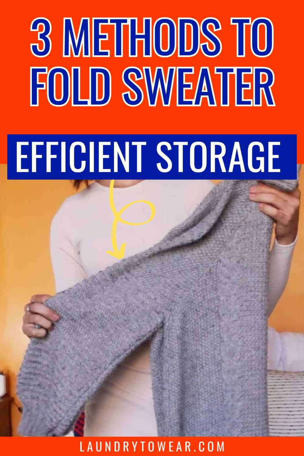 How to Fold a Sweater