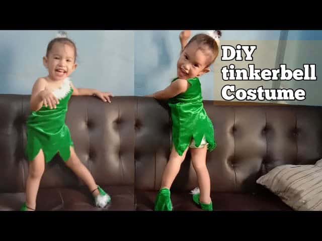 DIY Tinkerbell Costume For Kids